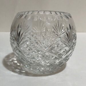 Small Crystal Rose Bowl Centerpiece Essex